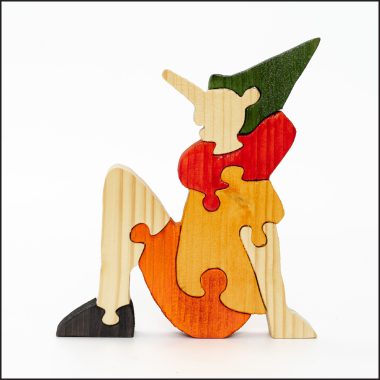 puzzle pinocchio in legno