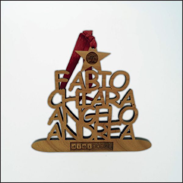 Addobbo nomi albero